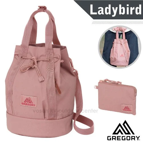 【美國 GREGORY】LADYBIRD 2WAY 5L 兩用圓筒型水桶包_131369 玫瑰粉✿30E010